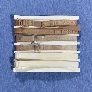 Victoria's Secret Adjustable Bra Straps Set Neutral Tones